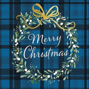 Christmas Plaid Blue