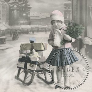 Girl with Sled